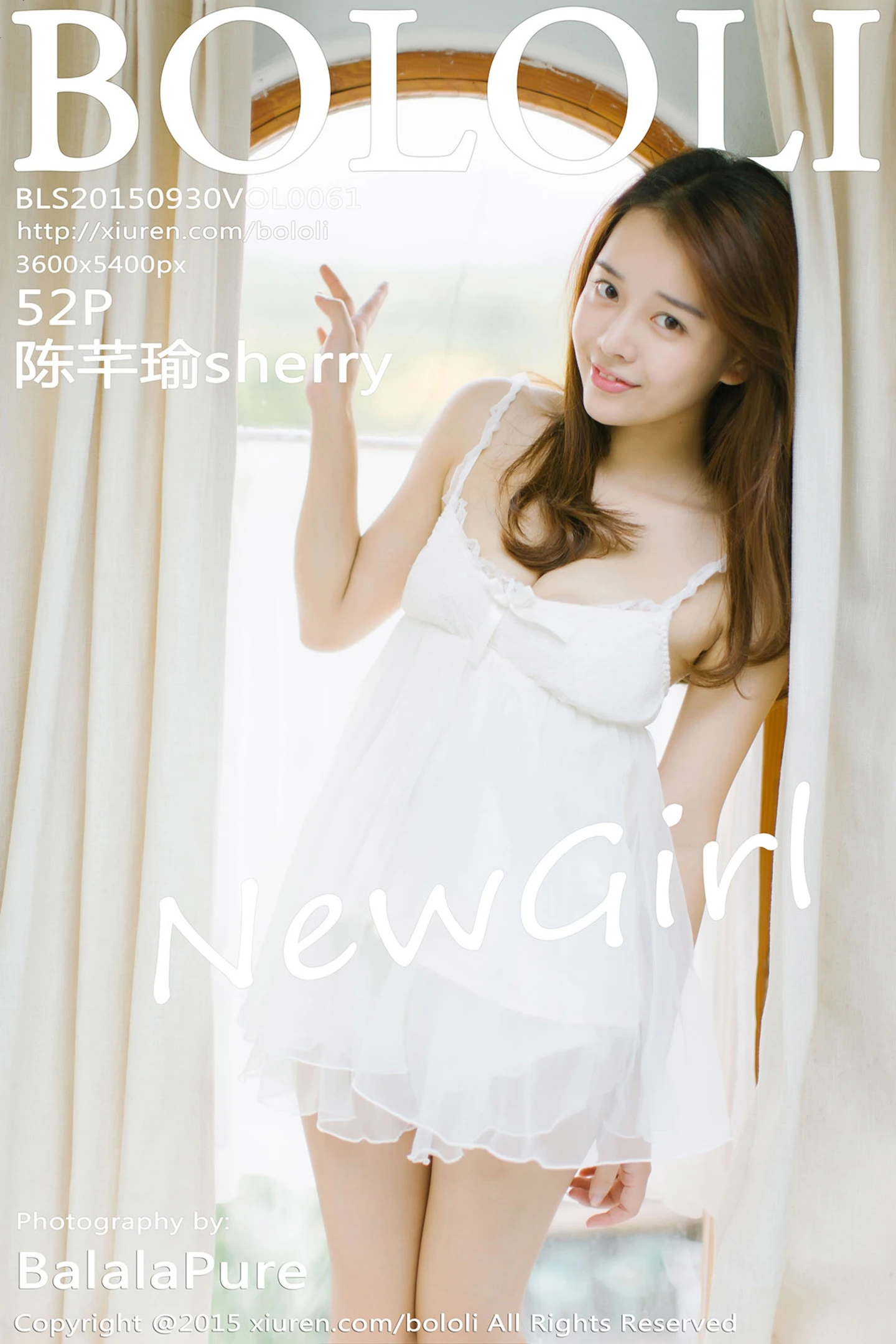 [BoLoli波萝社]Vol.061_嫩模陈芊瑜_sherry白色蕾丝内衣秀美胸妩媚诱惑写真52P-秀人网 - XiuRen.Space